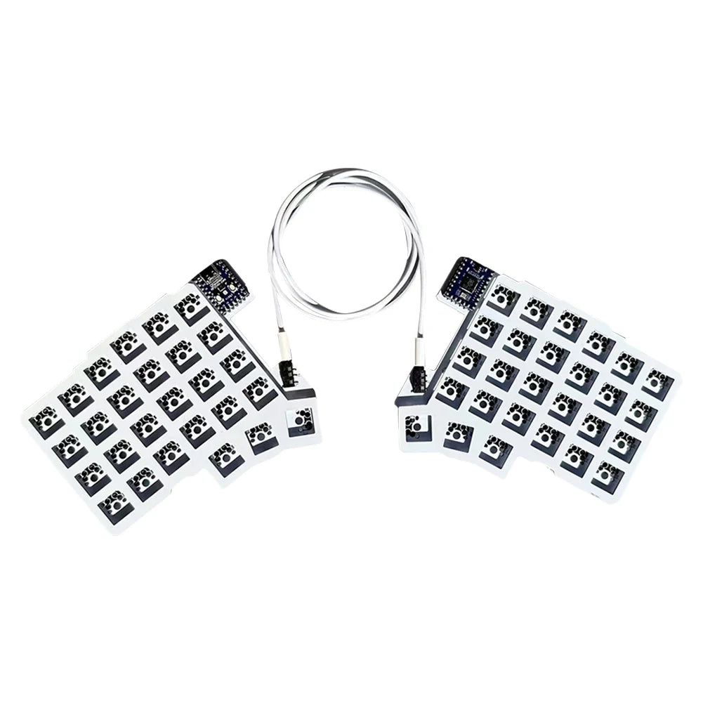 Split Keyboard Wired Ergonomics Keyboard Hot Swap Programmable Keyboard Left Right Hand Keyboard Customized PC Gamer Accessories