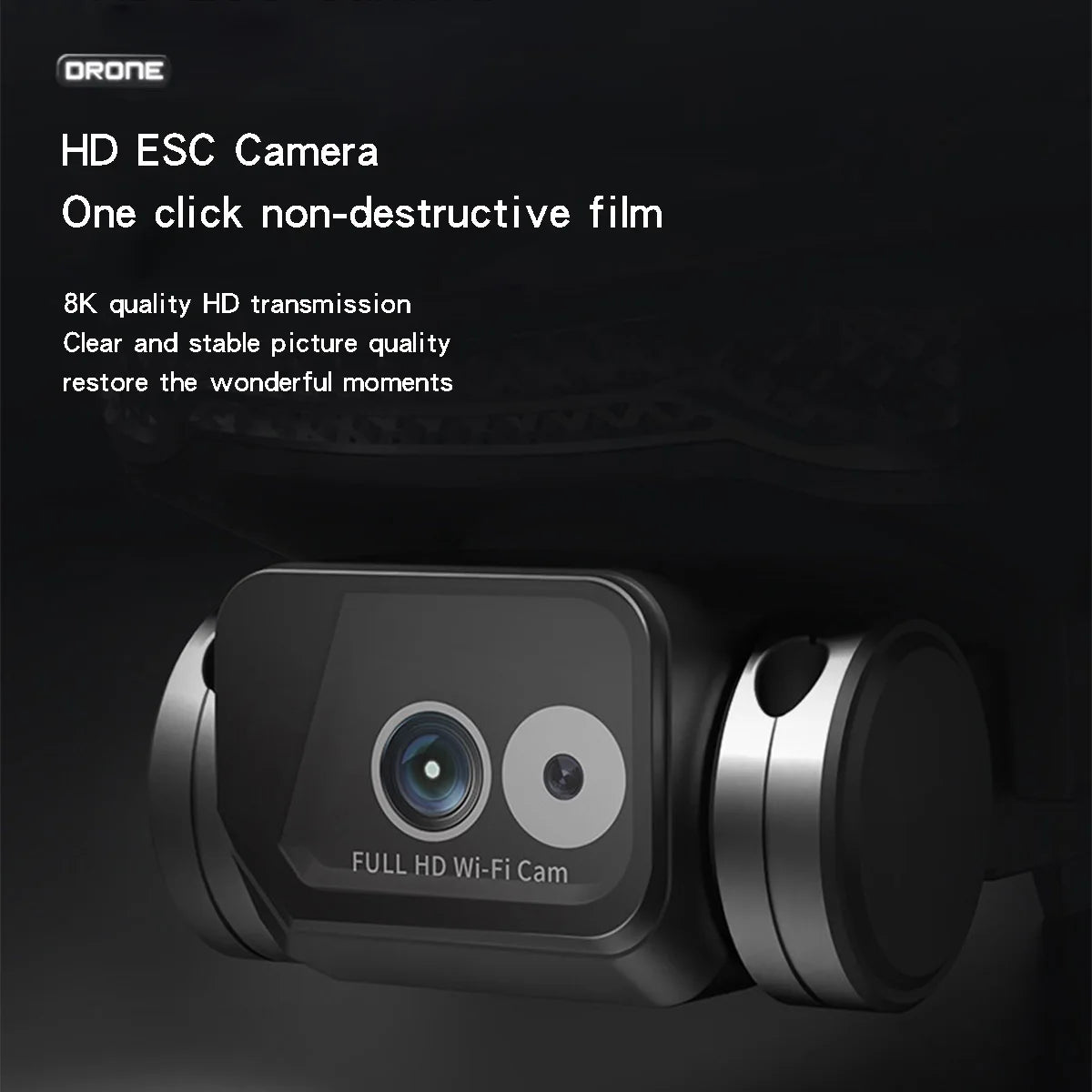 F2 Drone 4K Ultra HD Camera Long Battery Life Intelligent Flight Modes Foldable Design GPS Tracking Precision