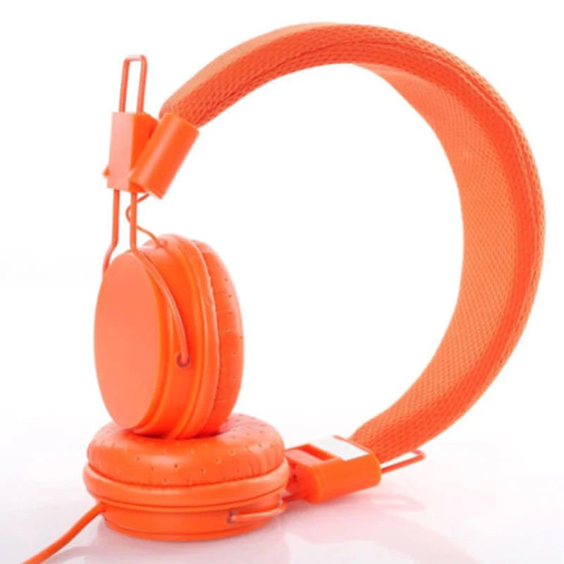 Kids Wired Ear Headphones Stylish Headband Earphones for iPad Tablet