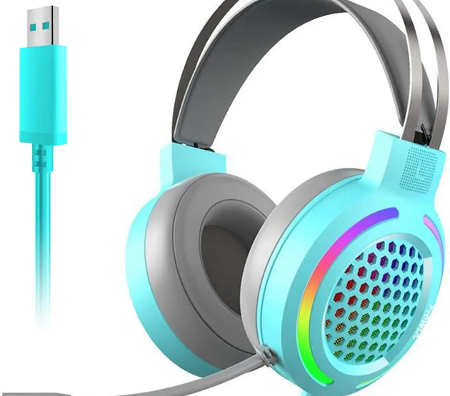 Headphones Wired with Microphone, Over Ear 3.5mm Plug in Headphones Corded