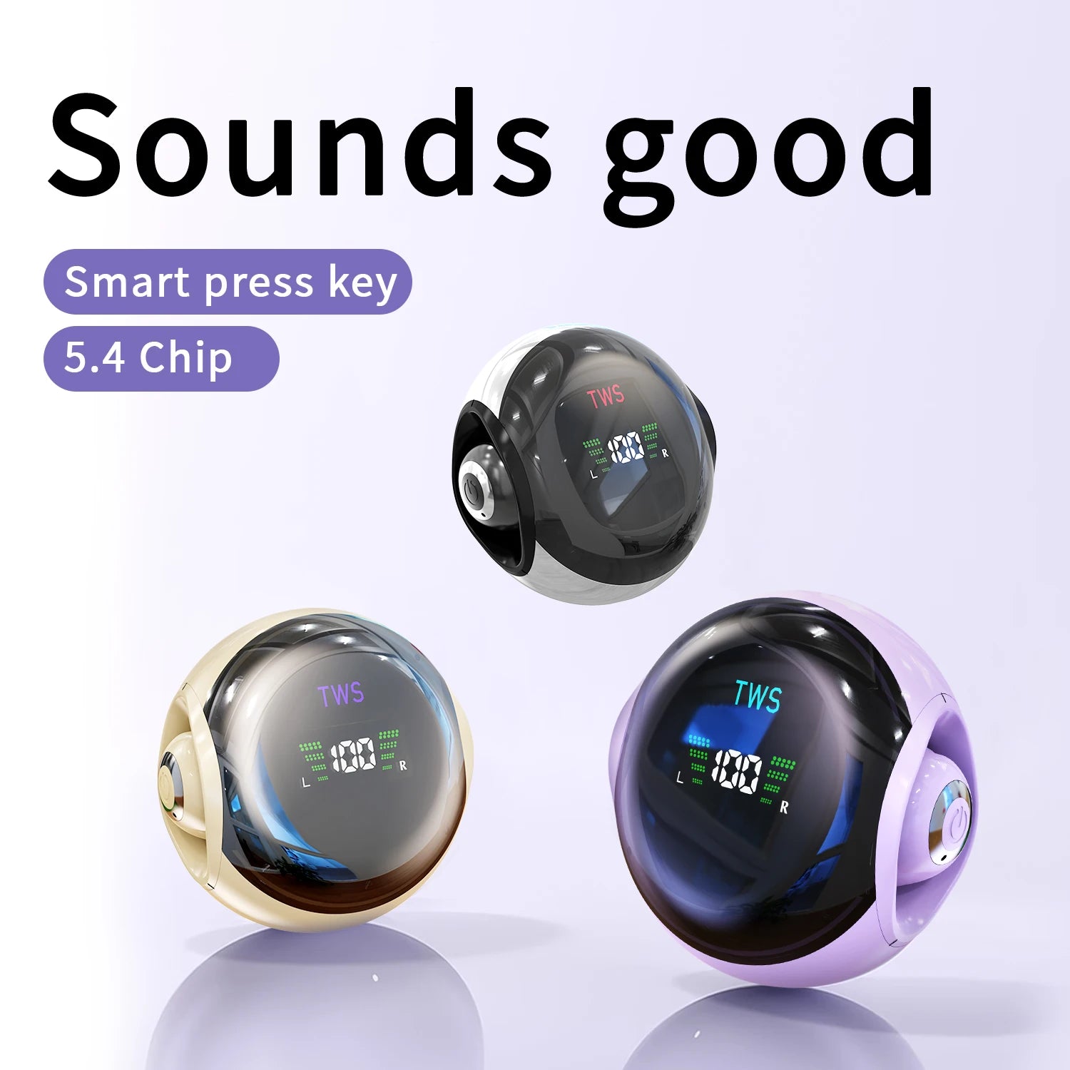 In ear wireless Bluetooth earbuds with high-definition calling and long battery life, suitable for cycling and sports headphones