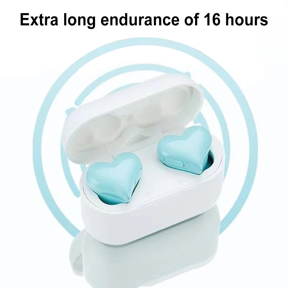 Wireless Earphones Music Headphones Heartbuds Bluetooth-compatible In Ear Noice Cancelling Women Fashion