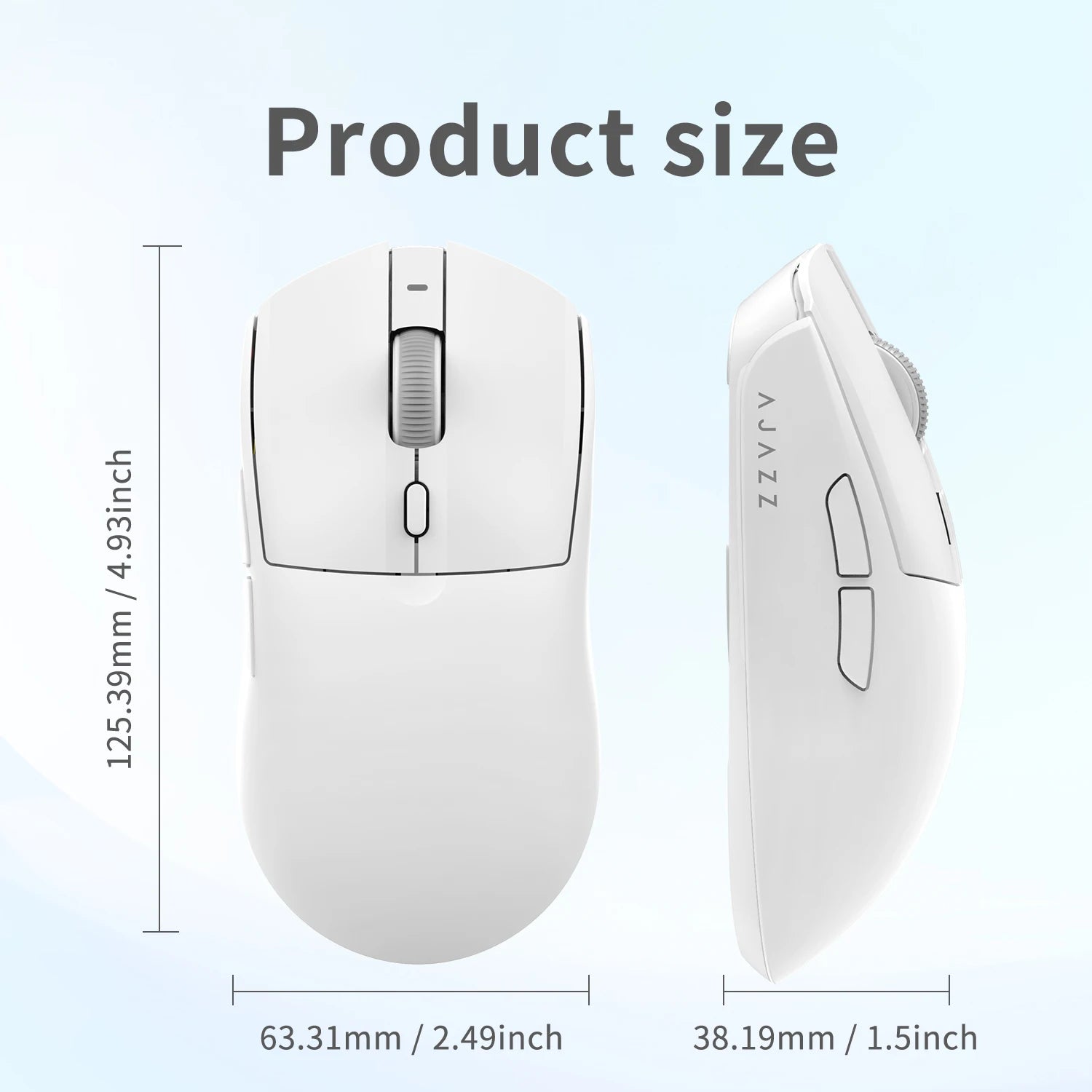 AJAZZ AJ139 V2 Wireless Mouse Three-Mode Gaming Office Professional Right Hand Gaming Magnetic Stand Charger PAW3395