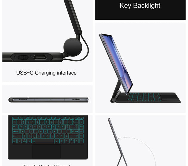 Book Cover Keyboard For Samsung Galaxy Tab S10 Ultra 14.6 inch S9 / S8 Ultra 14.6