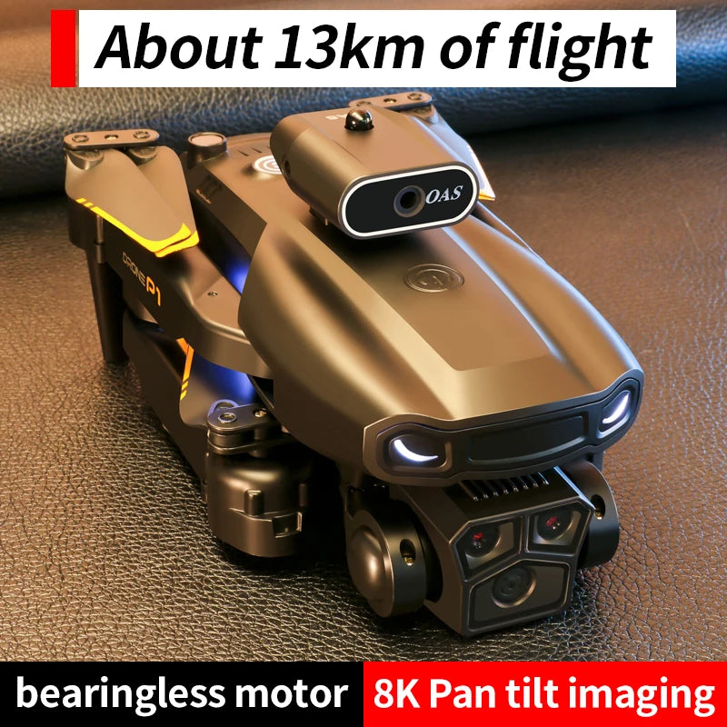 2024 P1 Mini Drone 8K Profesional 4K HD Camera Obstacle Avoidance Aerial Photography 5G 10Km Foldable Quadcopter Toy Sell Apron