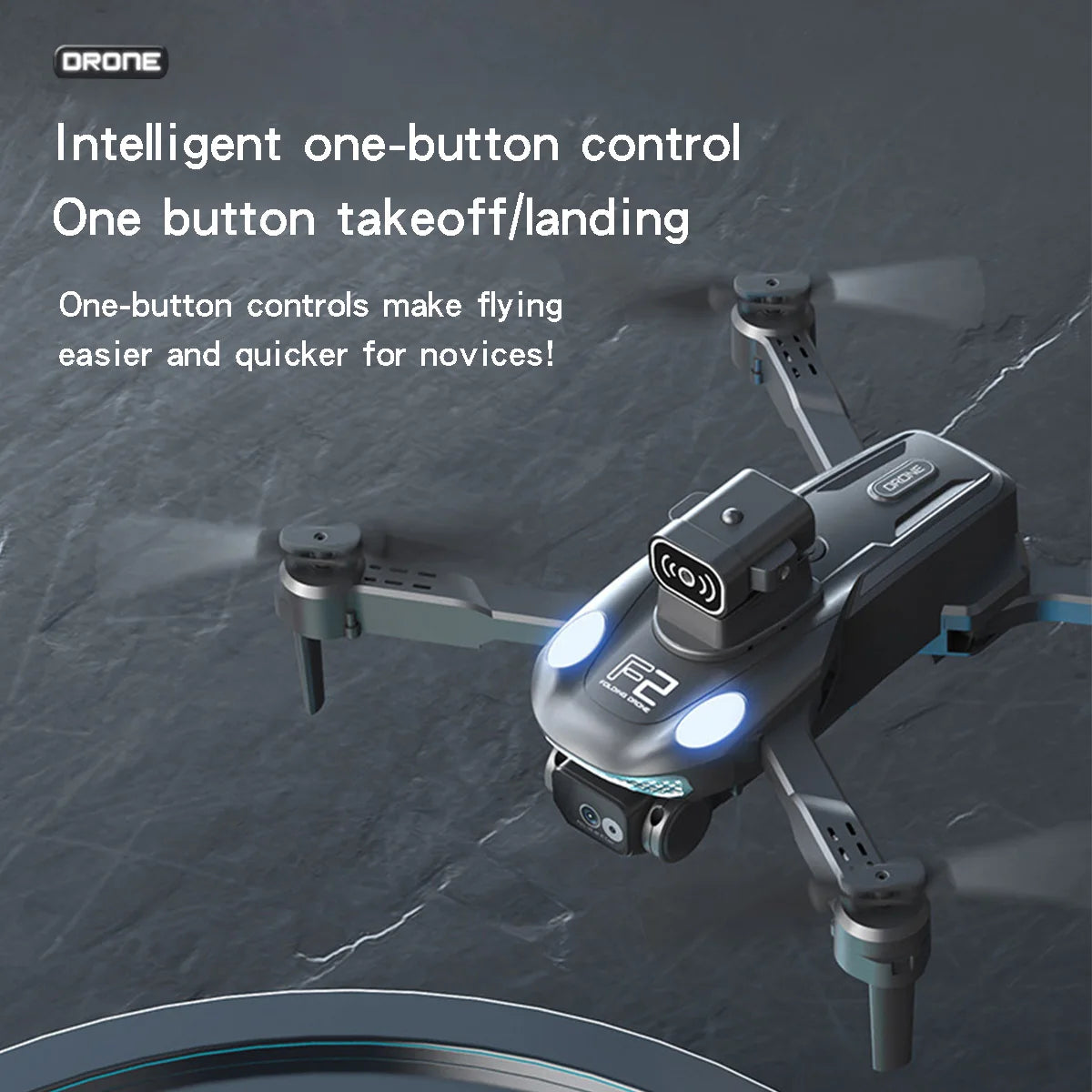 F2 Drone 4K Ultra HD Camera Long Battery Life Intelligent Flight Modes Foldable Design GPS Tracking Precision