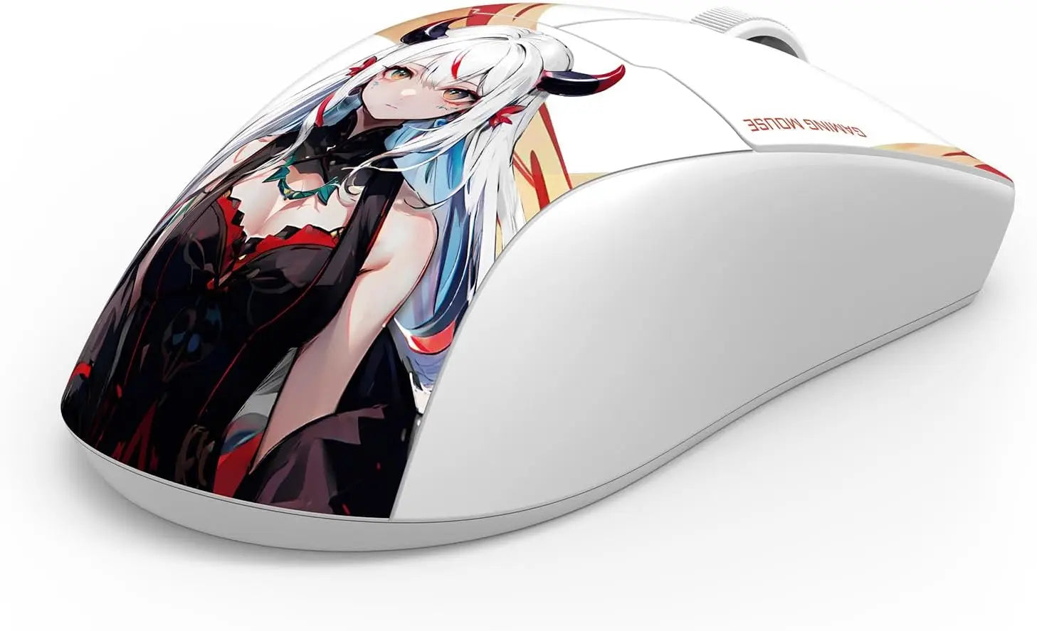 Redragon M918AK 3-Mode Wireless Gaming 55G Lightweight 26K DPI Ergonomic Natural Grip Build Mouse, White