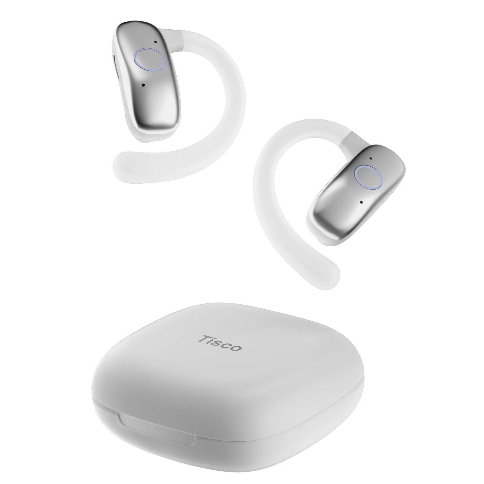 E1 5.4 AI Language Translation Headphones with 114 Languages Real Time Earbuds Translator OWS Ear Buds for Business Travel