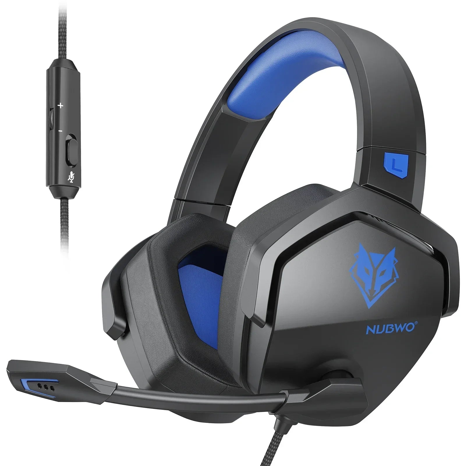 NUBWO N16 Wired Gaming Headsets for Xbox PS5 PS4 PlayStation Switch Mac Over Headphones with MIC Stereo Sound Wired Xbox Headet