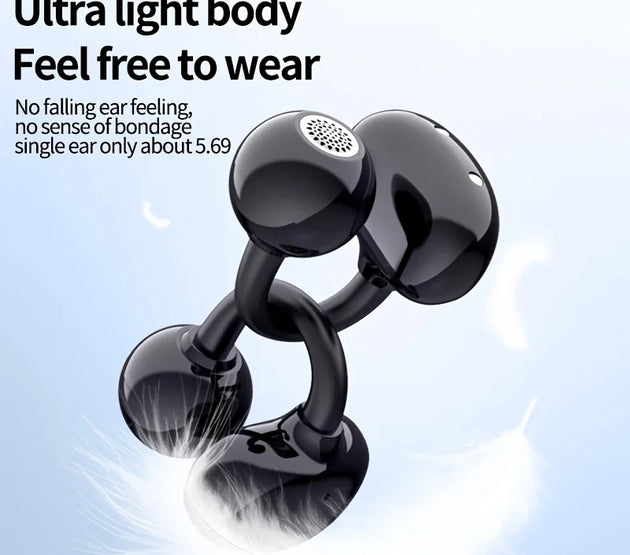 2025 New Ear Clip Wireless Earphones No In Ear, Long Endurance, Listening to Music, Low Latency, Gaming Earphones, Comfortable t