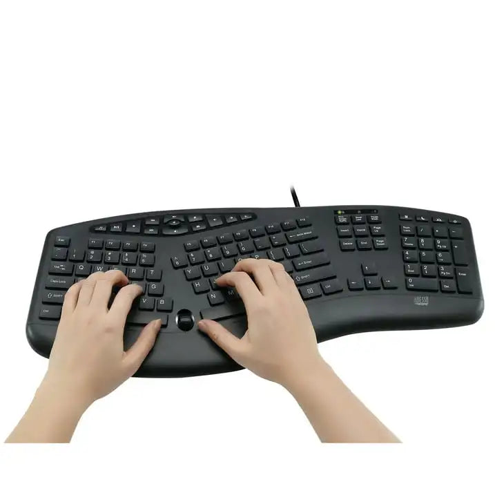Adesso AKB-160UB ADESSO SLIM MULTIMEDIA USB ERGONOMIC DESKTOP KEYBOARD 
4.4 stars out of 16 reviews
(4.4)|
16 ratings