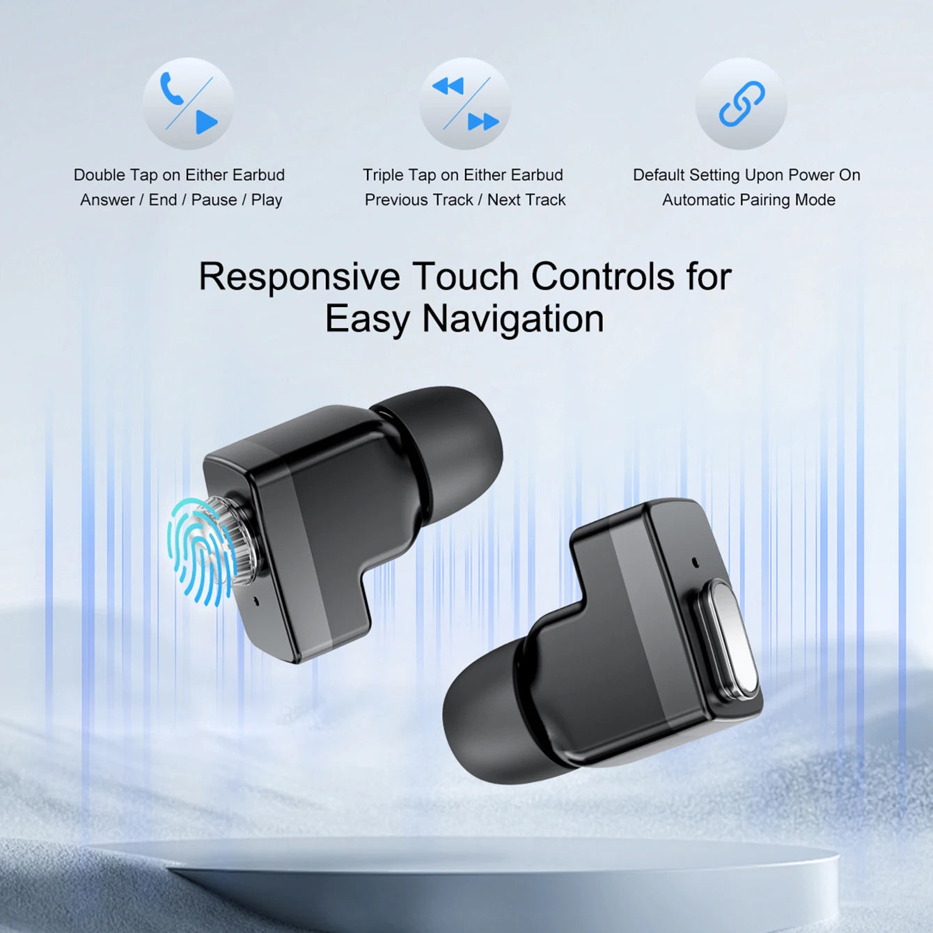 New Men's Smart Watch TWS Earphones 2-in-1 Bluetooth Call Heart Rate Blood Oxygen Sleep Monitoring Smartwatch Women For Huawei