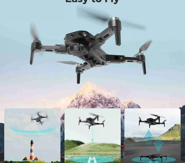 RC Drone RC Drone Brushless Motor Long Flight Times GPS Drone Quadcopter with Remote Controller 2 Batteries Remote Control Drone
