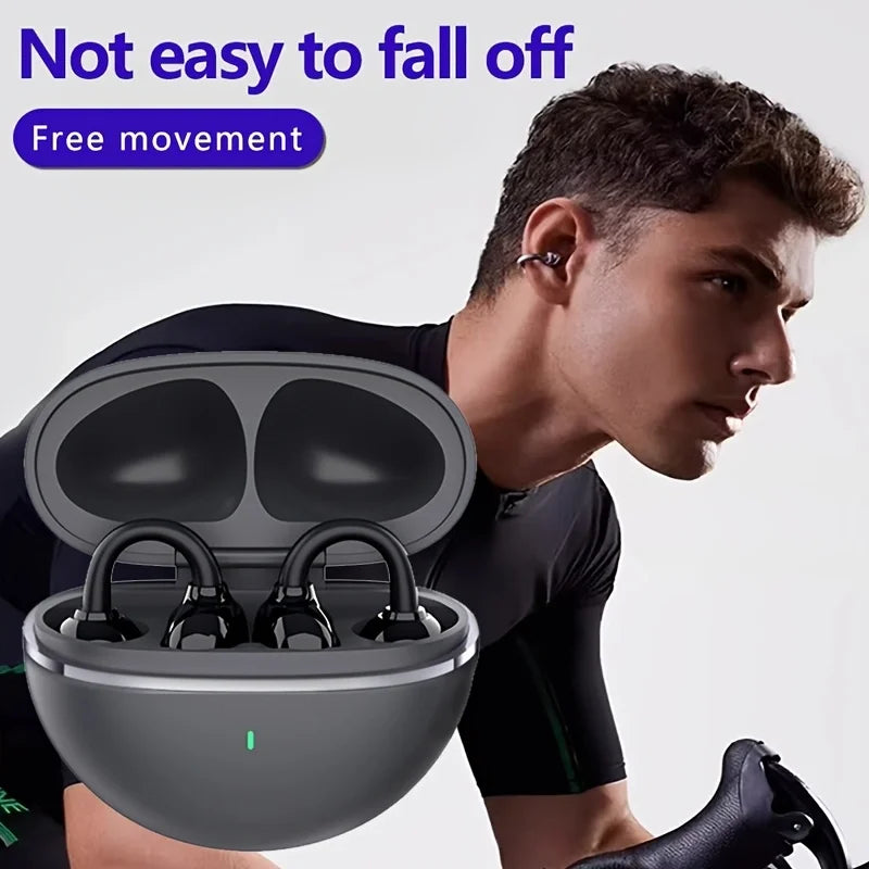 2025 New Ear Clip Wireless Earphones No In Ear, Long Endurance, Listening to Music, Low Latency, Gaming Earphones, Comfortable t