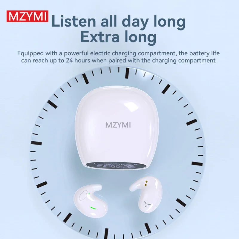 MZYMI TWS Wireless Earbuds MD528 Sport Earphones Bluetooth Headphones Hifi Sound In Ear Noise Cancelling Earphones Sleep Headset