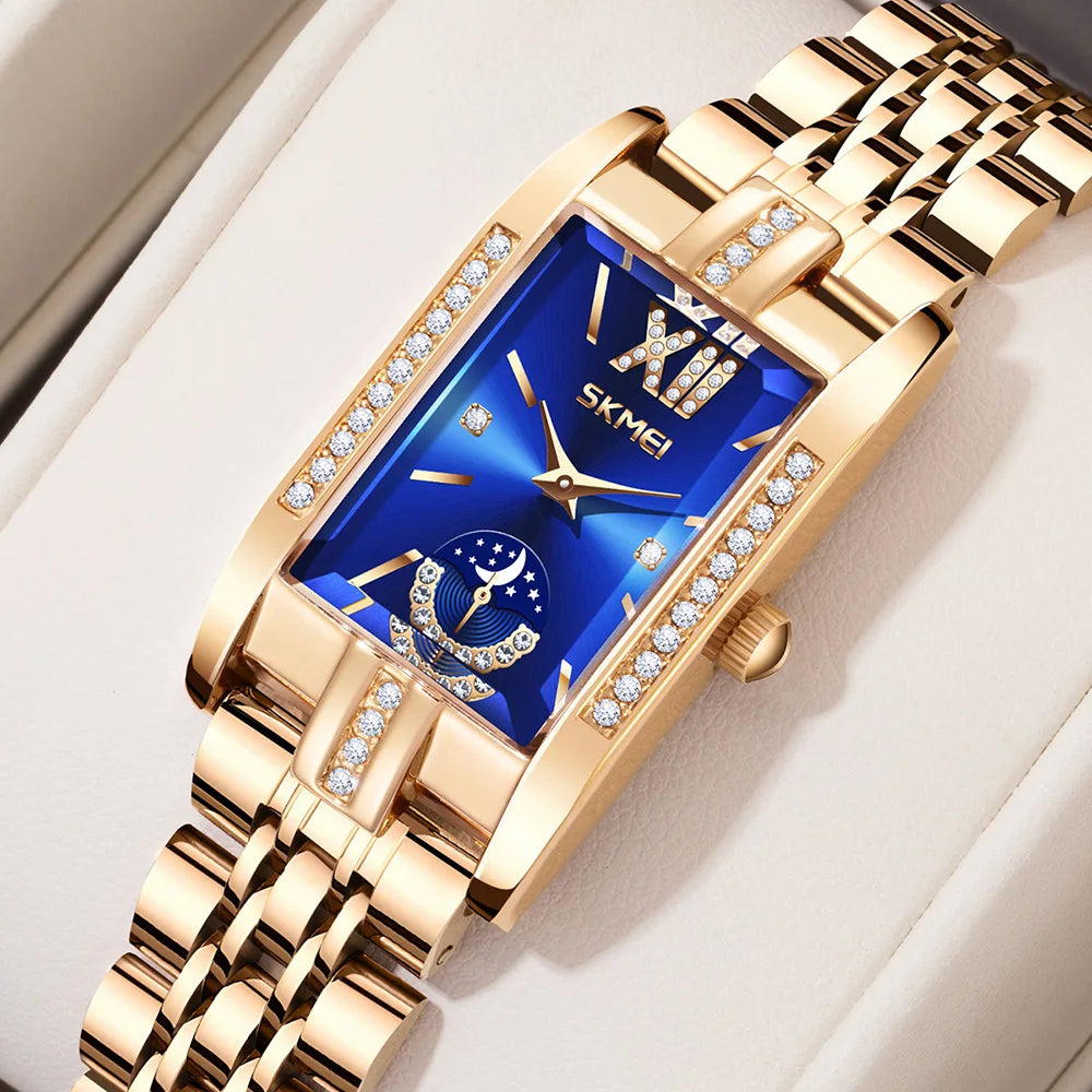 New Fashion Stainless Steel Date Women Watches Casual 30M Waterproof Girl Ladies Wristwatch Female Clock Relogio Feminino