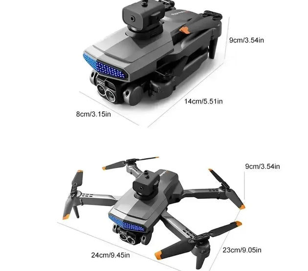 2025 D6 Mini Drone 4k Profesional 8K HD Camera Obstacle Avoidance Aerial Photography Brushless Foldable Quadcopter Gifts Toys