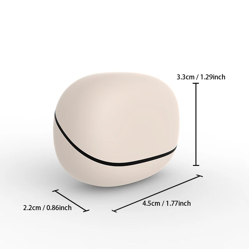 Beige Mini13 Display Sleep Earbuds Sleepers Invisible Smallest Wireless Bluetooth Earphones Hidden Headset Small Ears Earbuds