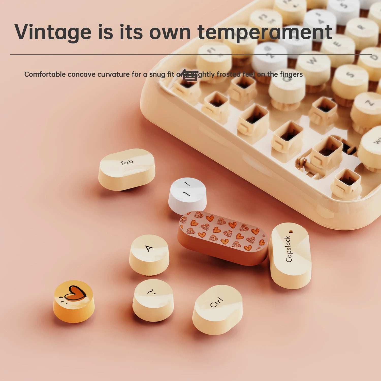 AJAZZ 308i Wireless Keyboard Bluetooth Silent Mouse for Laptop, Mobile Phone, iPad, Tablet Computer, Cute for Office Use