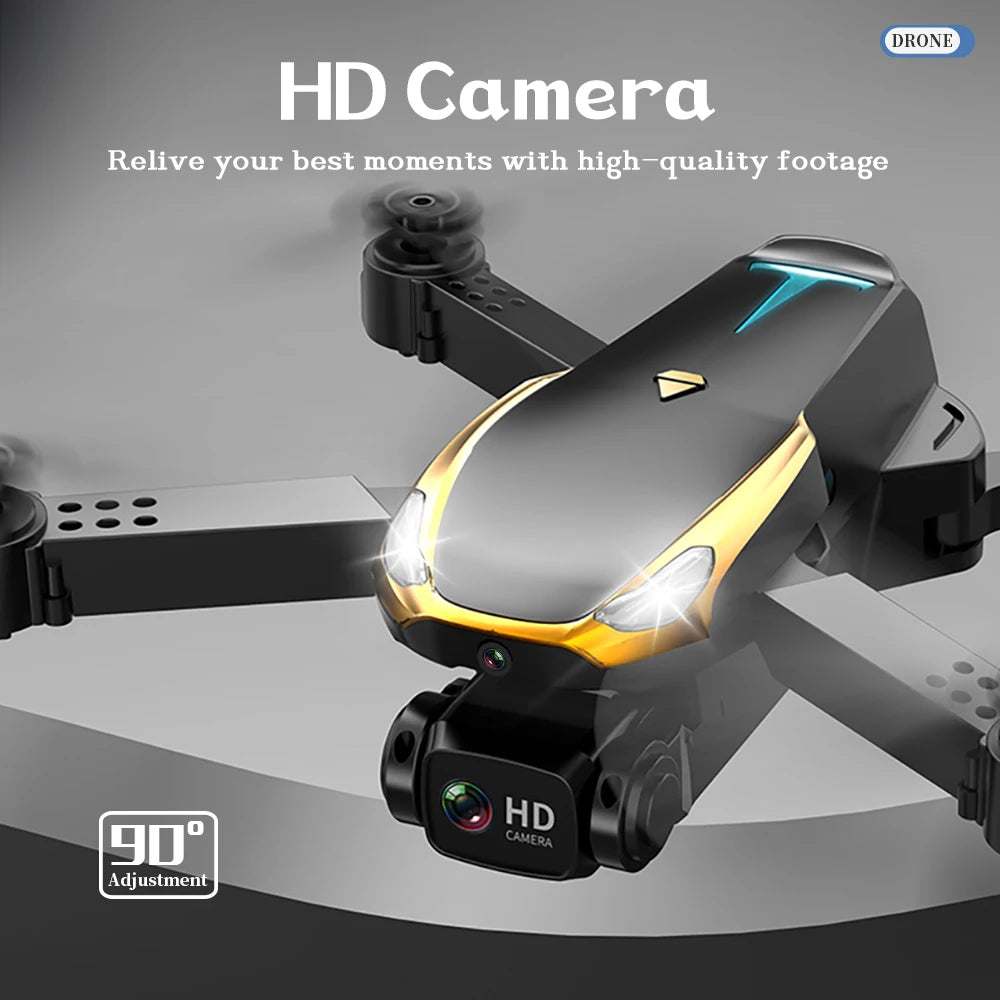 M8 Dual Camera Drone Toys Drone with 2 Batterys, Intelligent Obstacle Avoidance, Optical Flow, HD Camera, 360-degree rolling