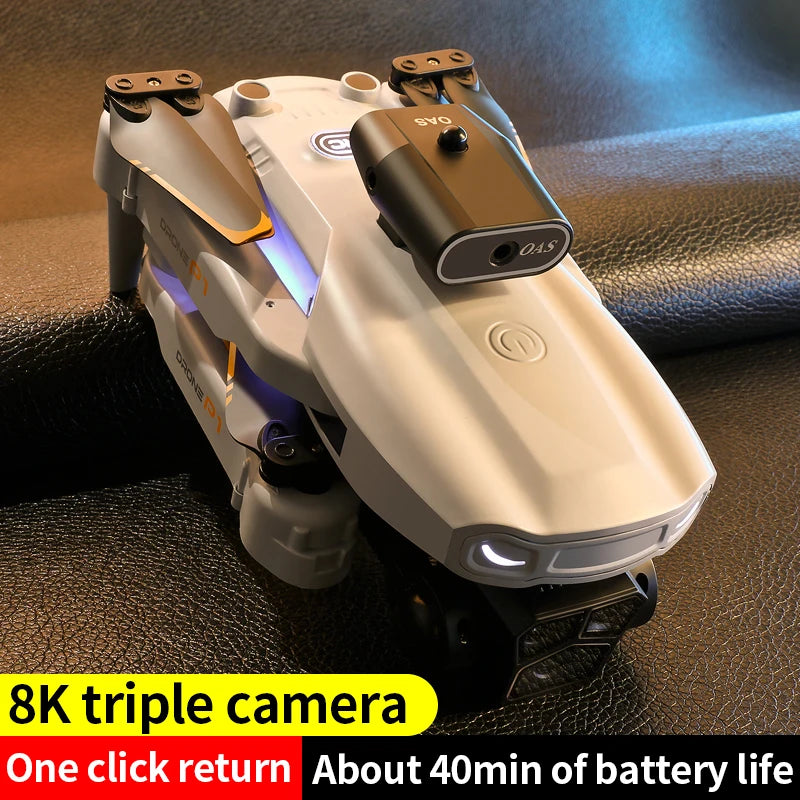 2024 P1 Mini Drone 8K Profesional 4K HD Camera Obstacle Avoidance Aerial Photography 5G 10Km Foldable Quadcopter Toy Sell Apron