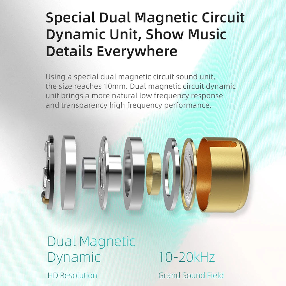 Earphone Monitor Headphones In Ear Earbuds Sport Noise Headphones HIFI Bass Earbuds Games Earphones with Mic