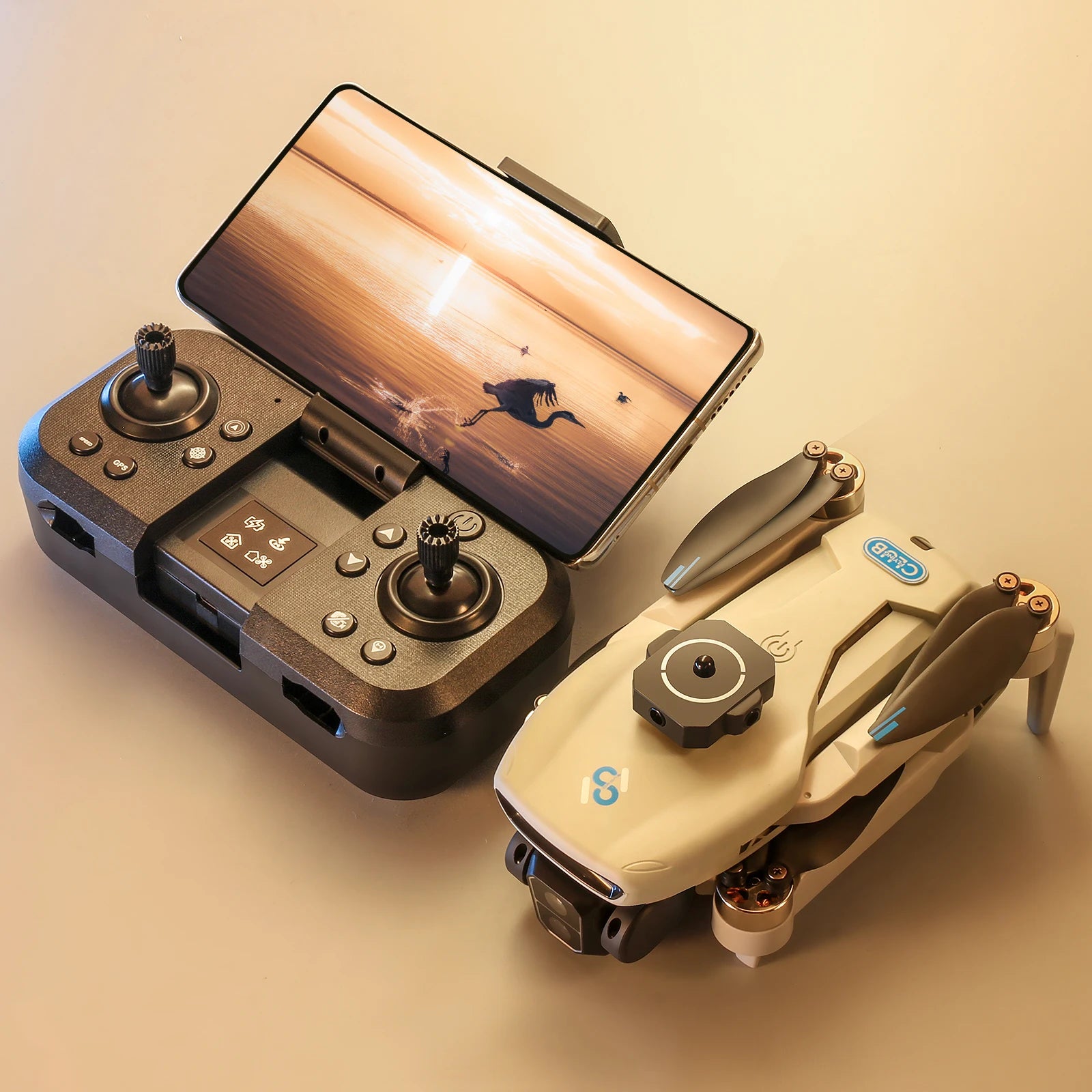 GPS Drone 4K Camera 40Min Flight Time 2 Batteries 5G Transmission Foldable FPV RC Quadcopter Brushless Motors Auto Return Home