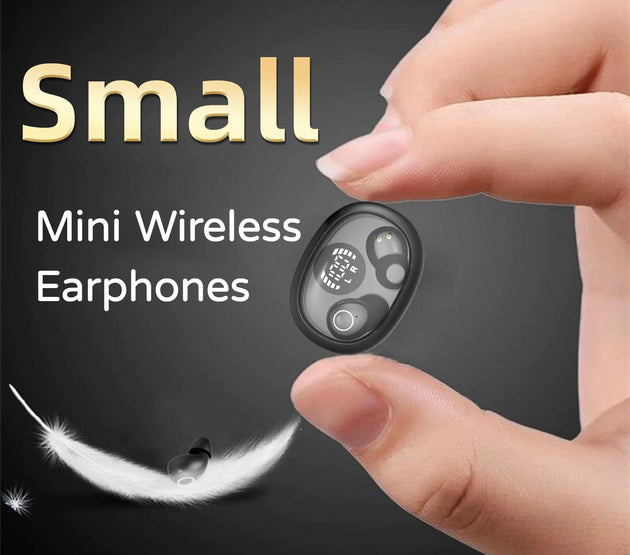 Invisible Sleep Wireless Bluetooth Earphone Headset with Mic，Smallest Tiny Earbuds Hidden Headphones Small Ears Sleep Buds