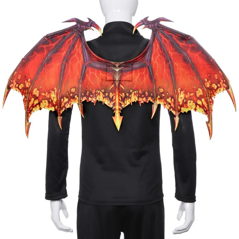 Halloween Dragon Wing Decoration Carnival Party Animal Costume For Adult Boy Girl Kids Dragon Cosplay Masquerade Party Decor