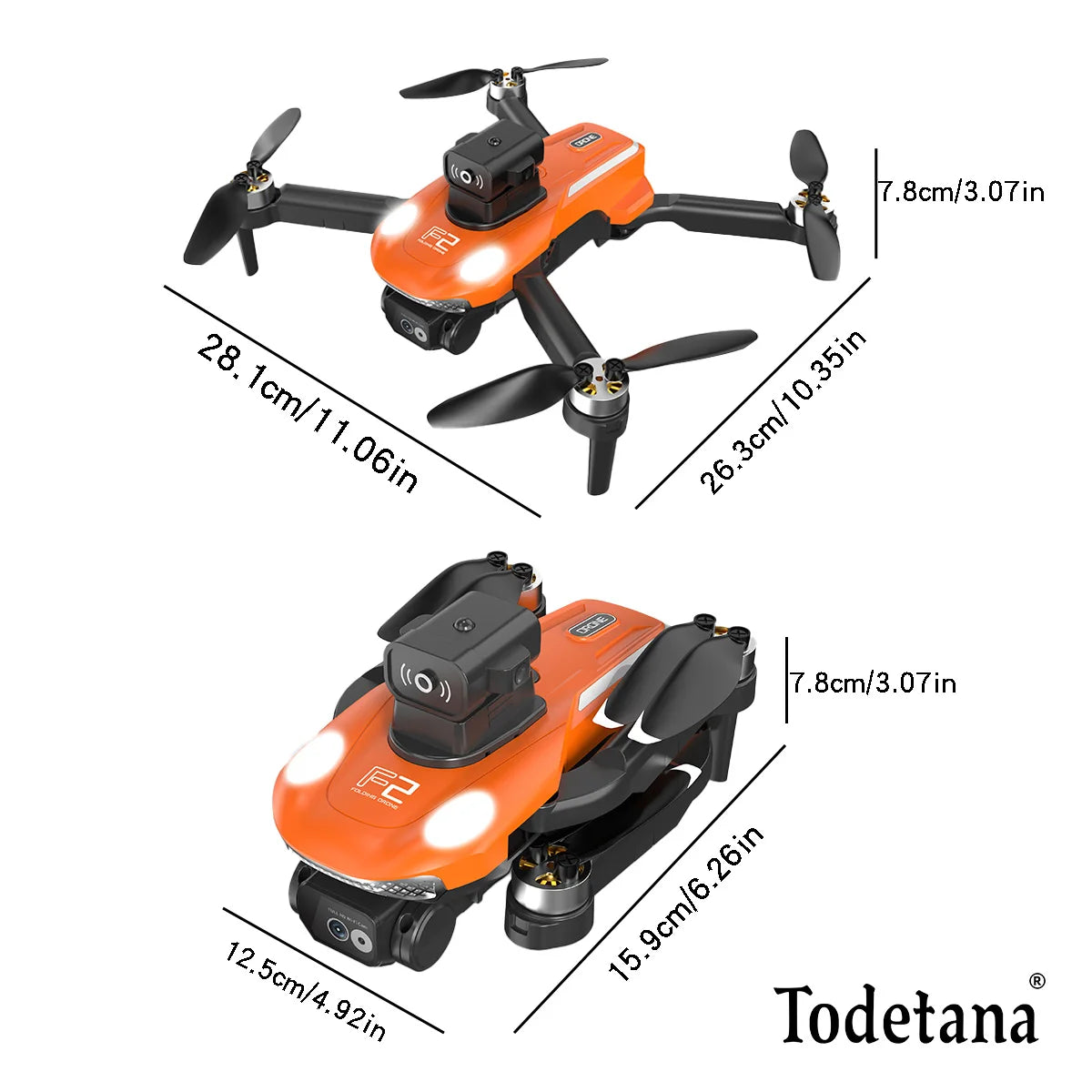 F2 Drone 4K Ultra HD Camera Long Battery Life Intelligent Flight Modes Foldable Design GPS Tracking Precision