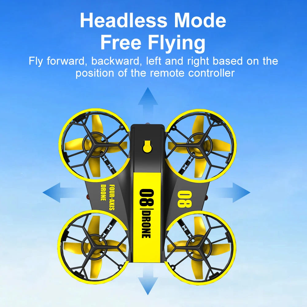 Mini Drone for Kids and Beginners,RC Quadcopter Indoor Helicopter, Mini Aircraft with Light\3D Flip\3 Batteries,Great Gifts