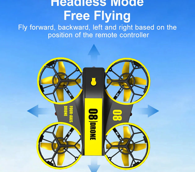 Mini Drone for Kids and Beginners,RC Quadcopter Indoor Helicopter, Mini Aircraft with Light\3D Flip\3 Batteries,Great Gifts
