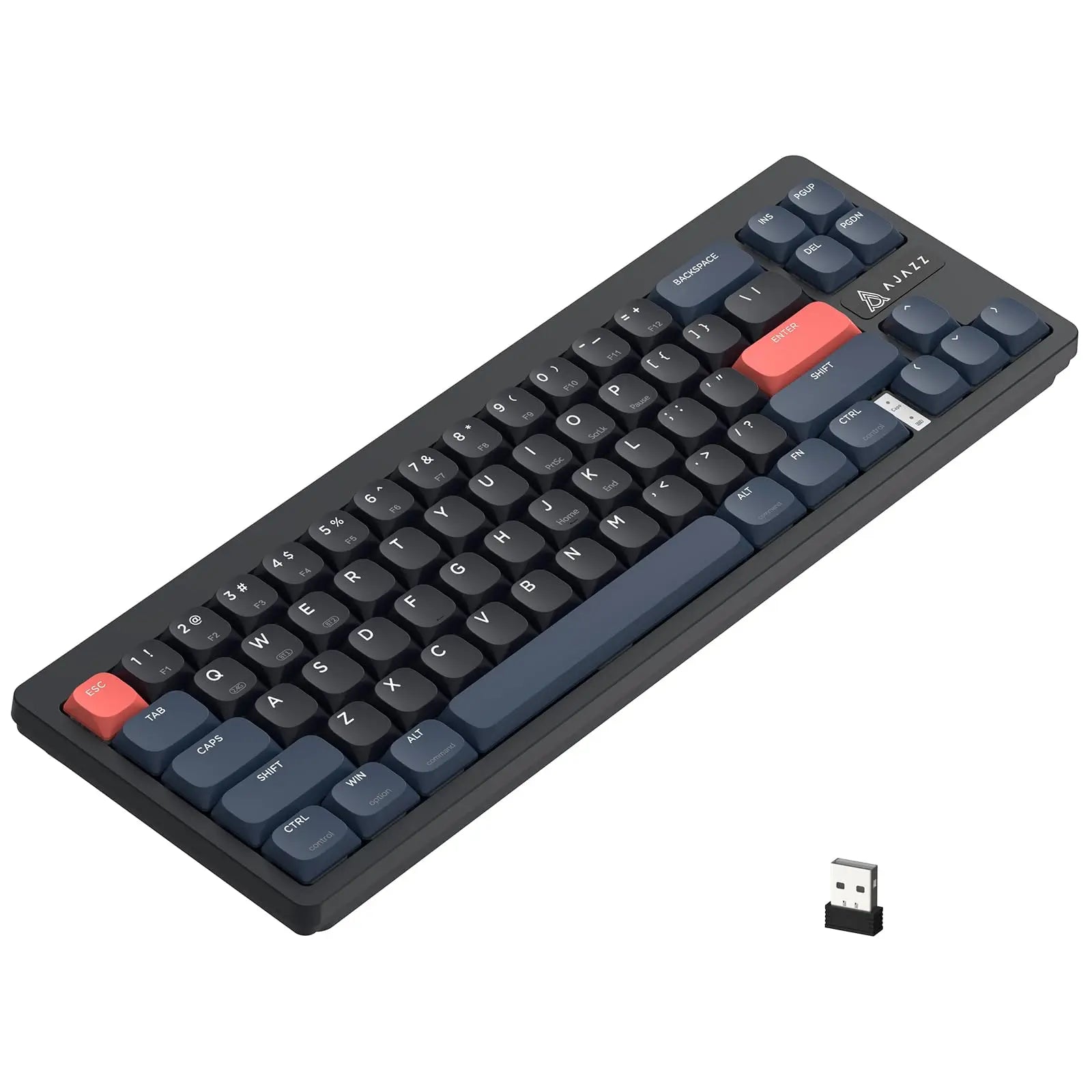 AKL680 Mechanical Keyboard, Wireless Keyboard, Color Match Ultra-Thin Gaming Keyboard, Dual Mode Bluetooth 5.0 & 2.4G
