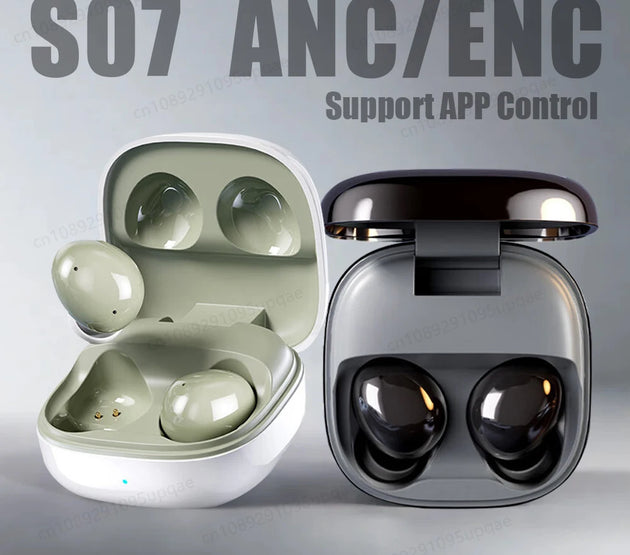 MZYMI S07 ANC Wireless Headset TWS Active Noise Cancelling In Ear Headphone Bluetooth ENC Music Earphone Support APP Control