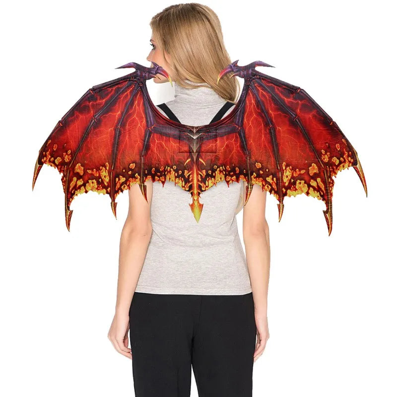 Halloween Dragon Wing Decoration Carnival Party Animal Costume For Adult Boy Girl Kids Dragon Cosplay Masquerade Party Decor