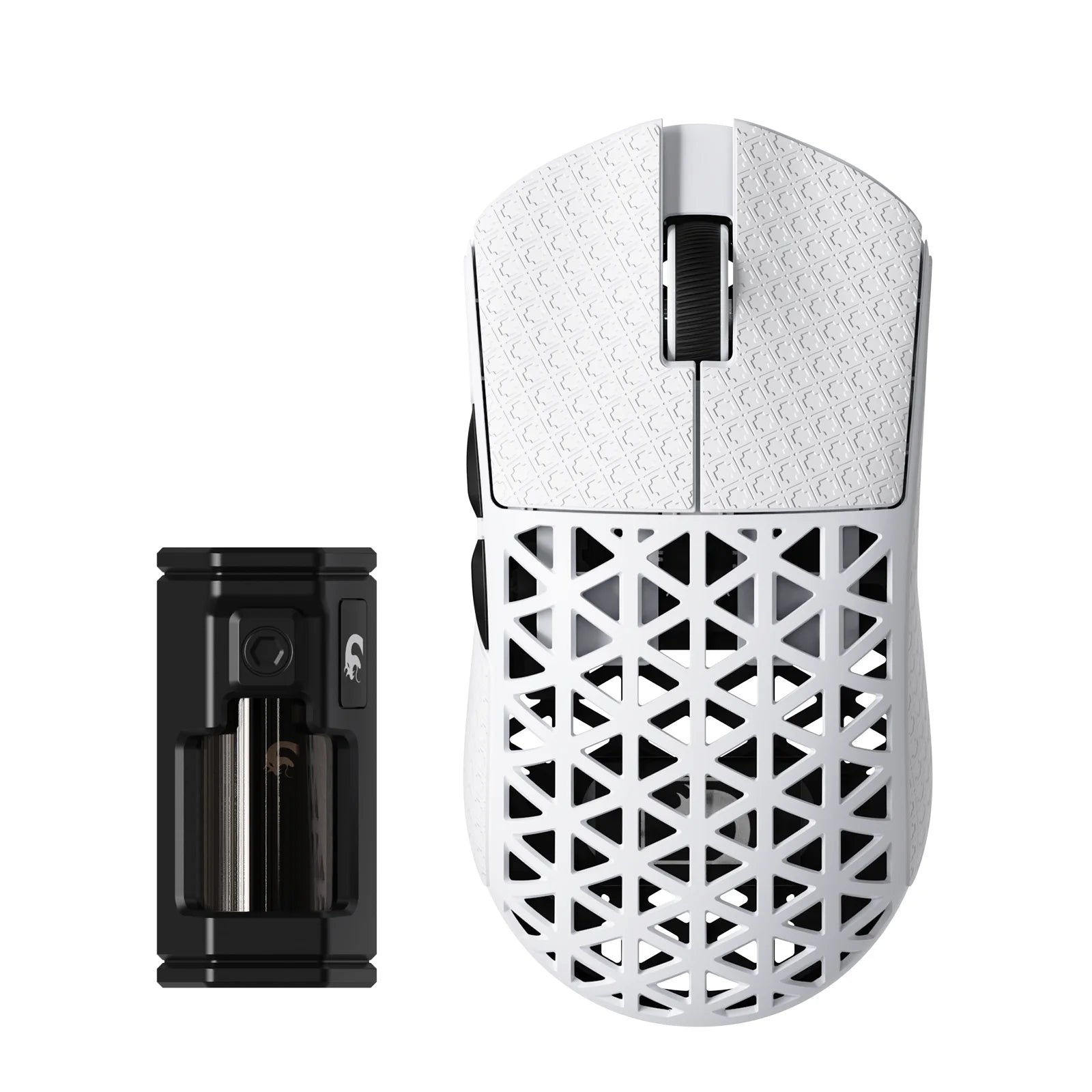 MAMBASNAKE M5 Ultra Wireless Gaming Mouse,39g Carbon Fiber,42K DPI PAW3950 Sensor,8KHz Polling Rate,Tri-Mode Mouse with Griptape