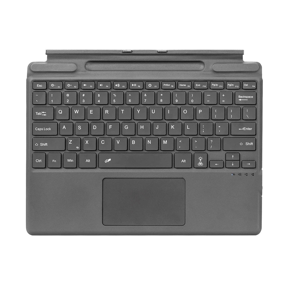 Wireless Bluetooth Backlit Slim Keyboard with Touchpad for Microsoft Surface Pro 8 9 10 X Portable Rechargeable Keyboard