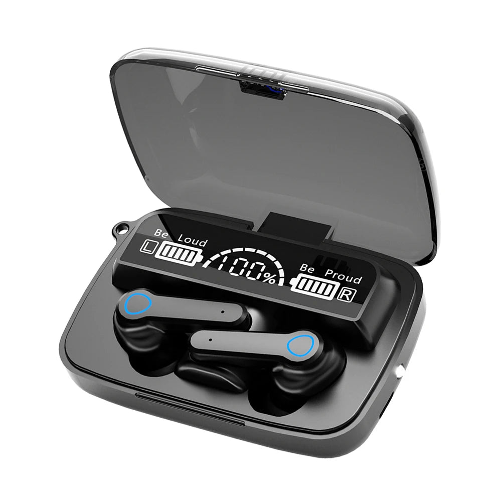 Wireless Headphones LED Digital Display In Ear Headset Bluetooth-Compatible IPX7 Waterproof for Apple Android 3rd 4th Phone