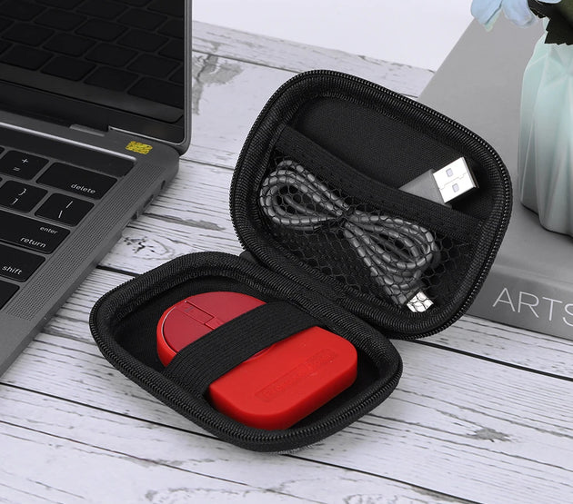 Ultra Thin Wireless Computer Mouse 3 Mode Mini Capacitive Mouse BT 5.2/2.4G/USB 3 Levels DPI with Receiver for Laptop PC