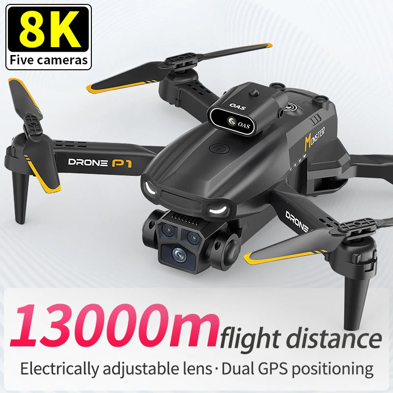 2024 P1 Mini Drone 8K Profesional 4K HD Camera Obstacle Avoidance Aerial Photography 5G 10Km Foldable Quadcopter Toy Sell Apron