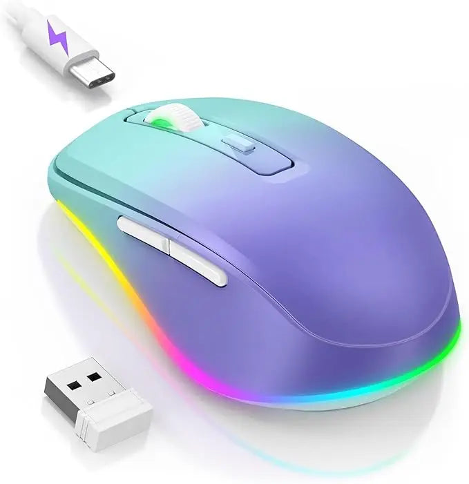 SEENDA Wireless Mouse Jiggler LED Rechargeable Moving Mouse Mover for Laptop with Undetectable Random Movement