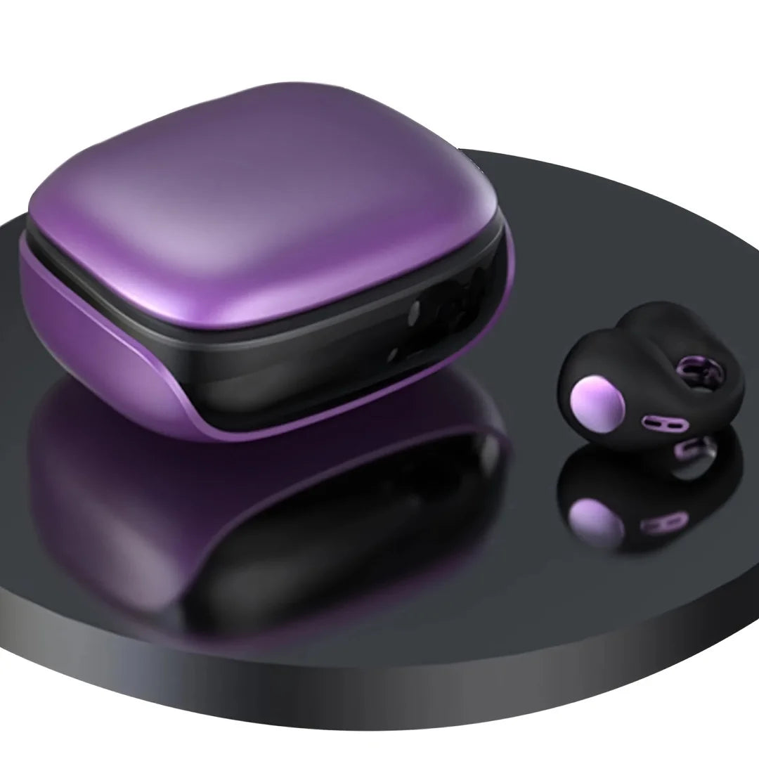 Bluetooth Wireless Ear Clips Buds Clip On Earbuds Open Headphones